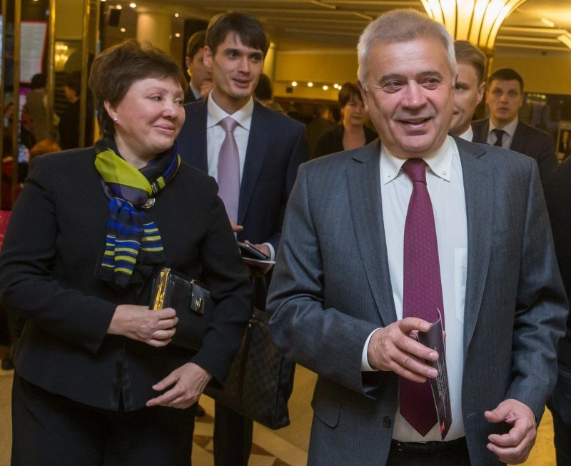 Вагит Алекперов и Лариса Алекперова Вагит Алекперов и Лариса Алекперова