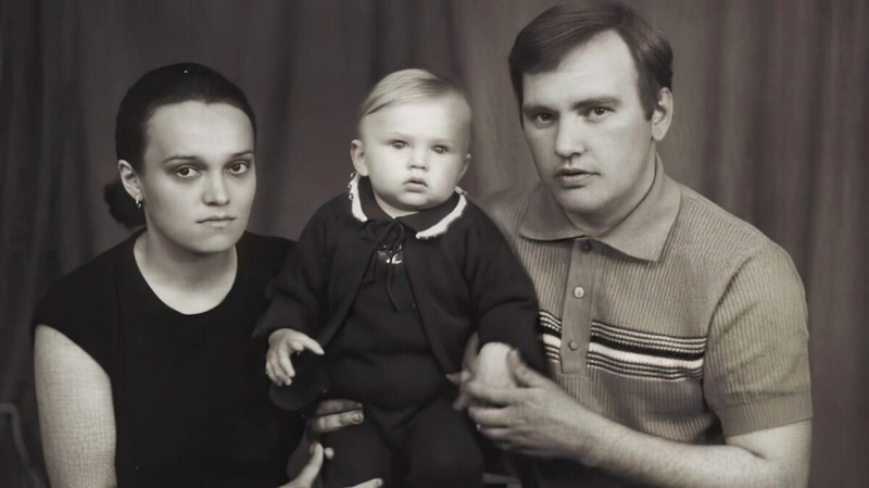 Александр Костюк в молодости