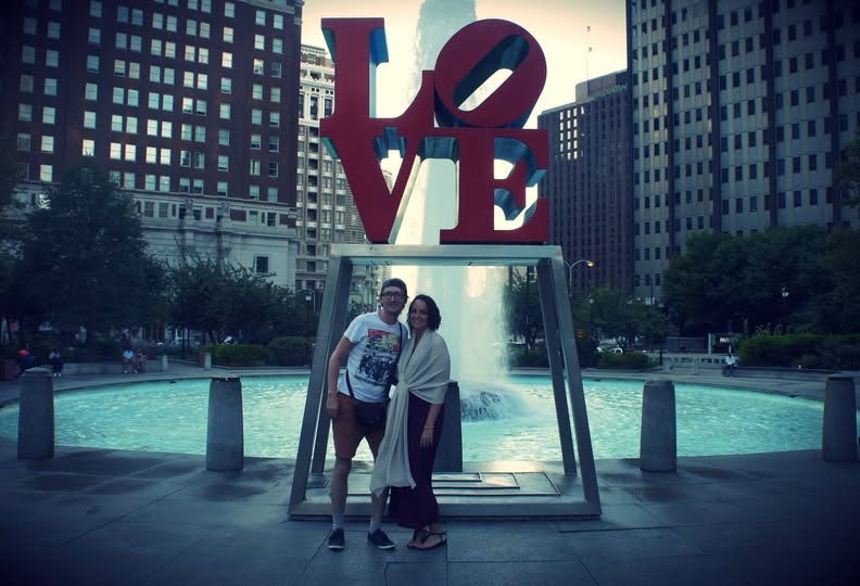 Журналистка Ирина Панкратова с мужем