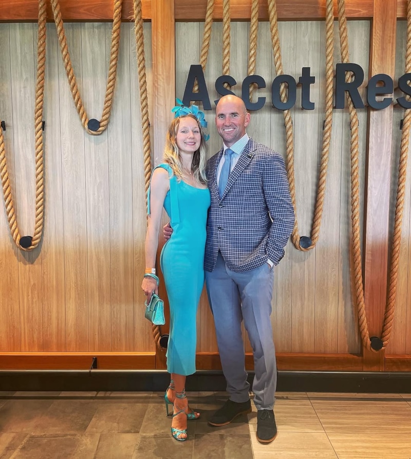 Ольга Миллер с мужем