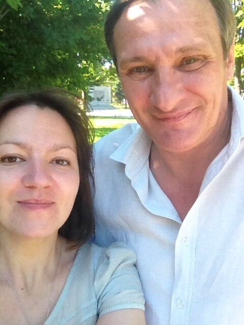 Аркадий Коваль с женой