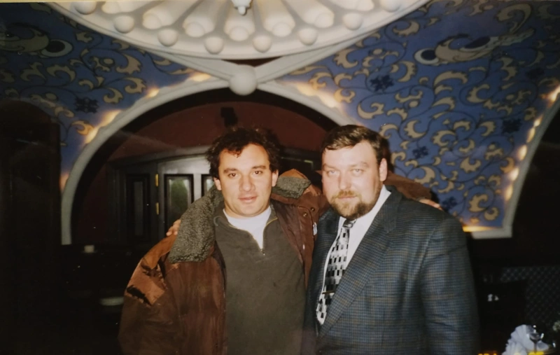 Основатель торговой марки «У Палыча» Андрей Сульдин и Николай Фоменко в молодости