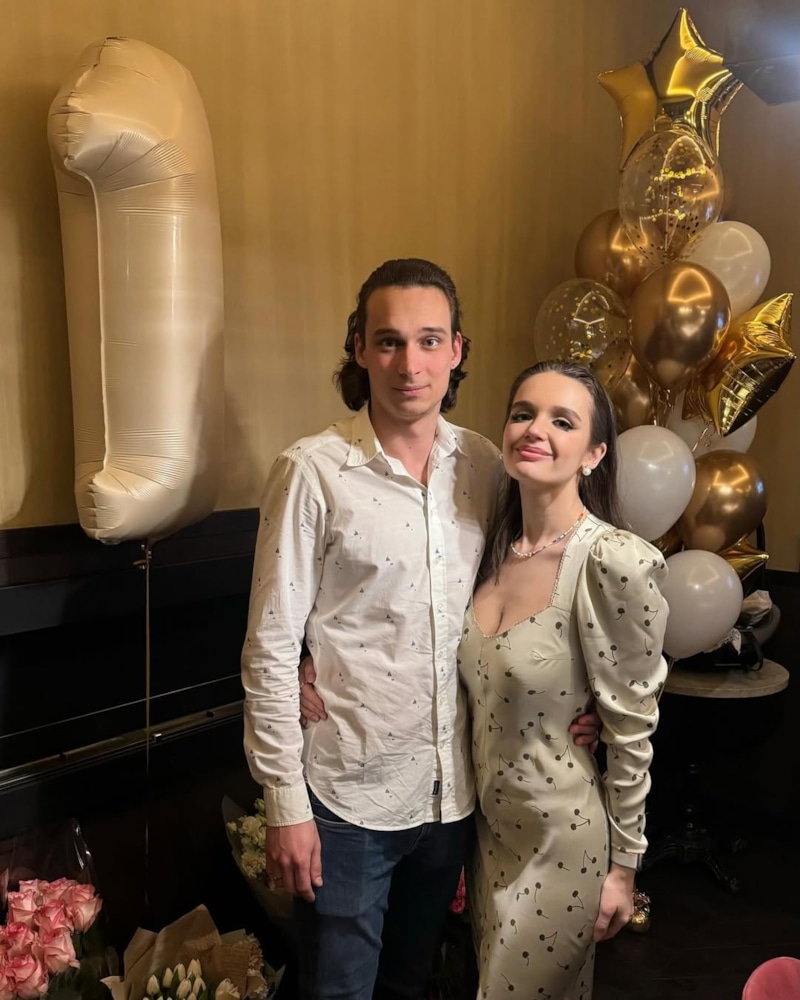 Александра Морозова с мужем