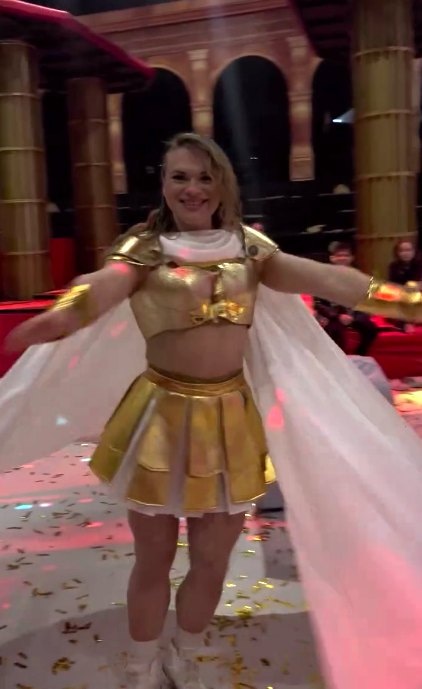 Анита Кучина  в шоу «Гладиаторы» на НТВ