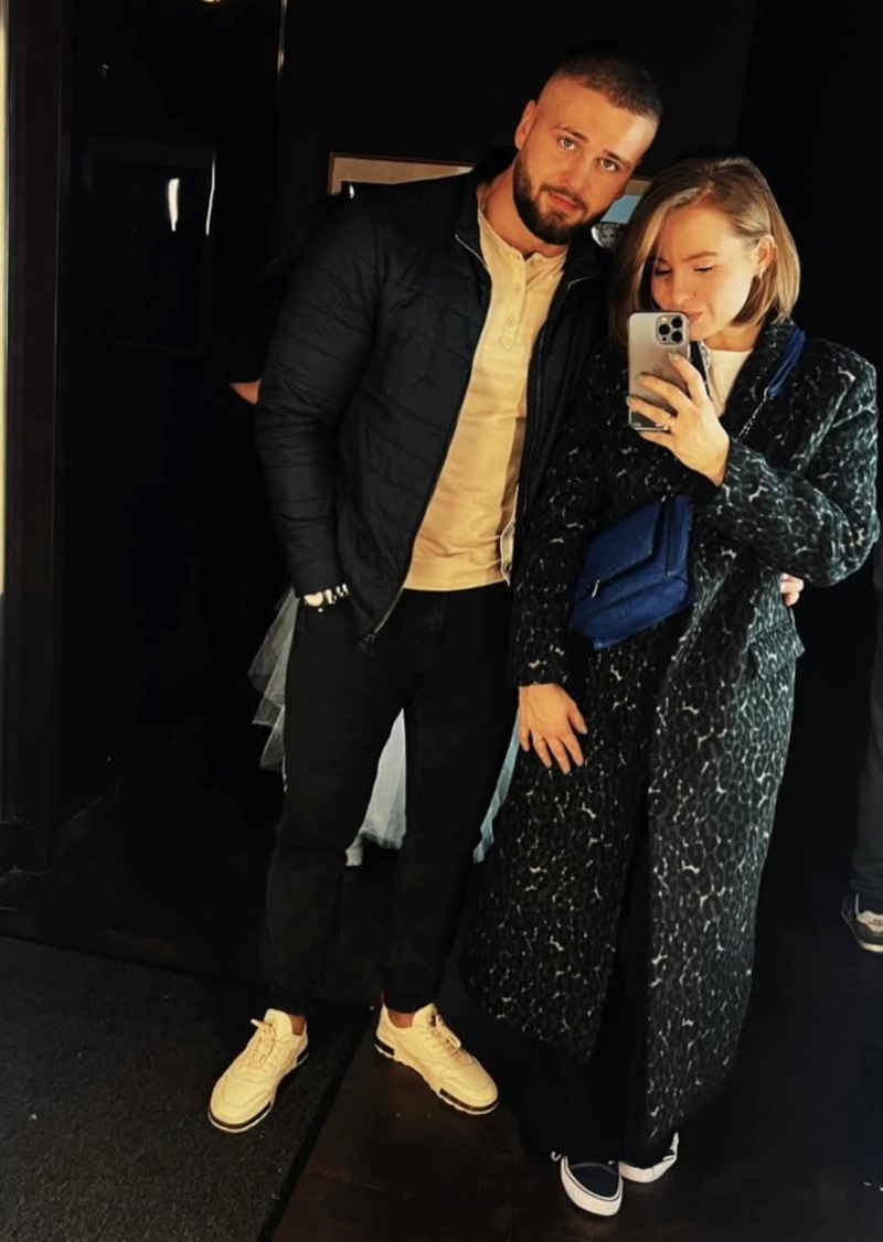 Максим Трубицын с женой