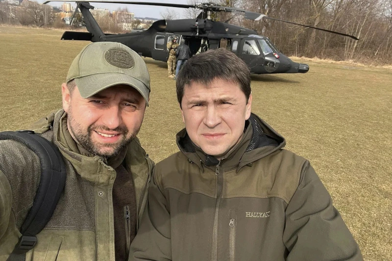 Давид Арахамия и Михаил Подоляк Давид Арахамия и Михаил Подоляк