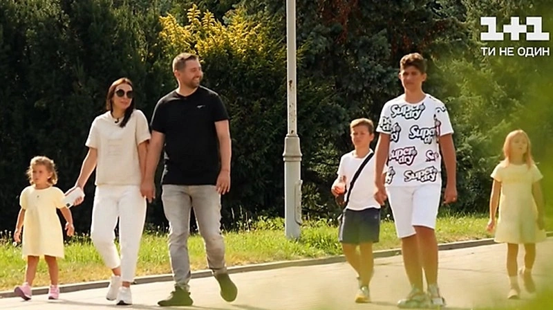 Давид Арахамия с женой и детьми Давид Арахамия с женой и детьми