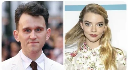 Мем с Аней Тейлор-Джой и Гарри Меллингом