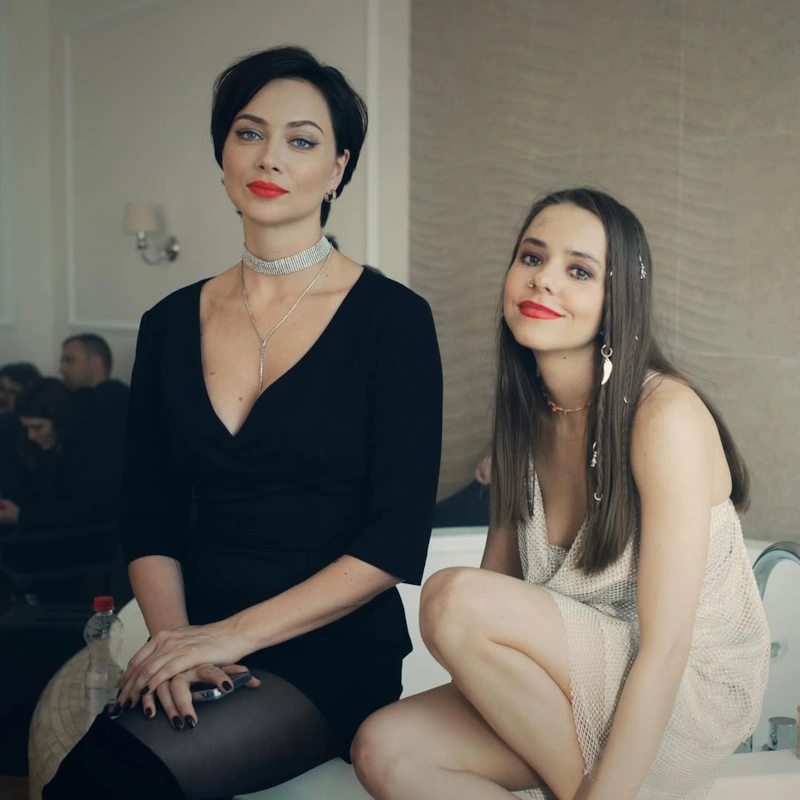 Настасья Самбурская и Полина Шашуро 