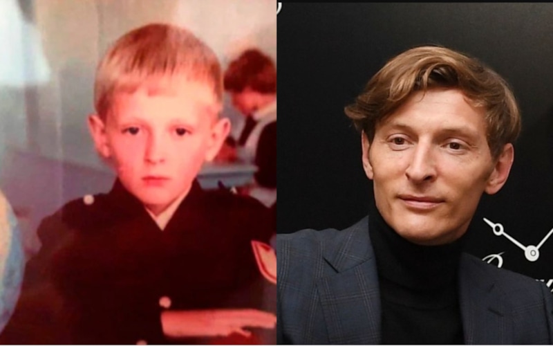 Павел Воля в детстве и сейчас