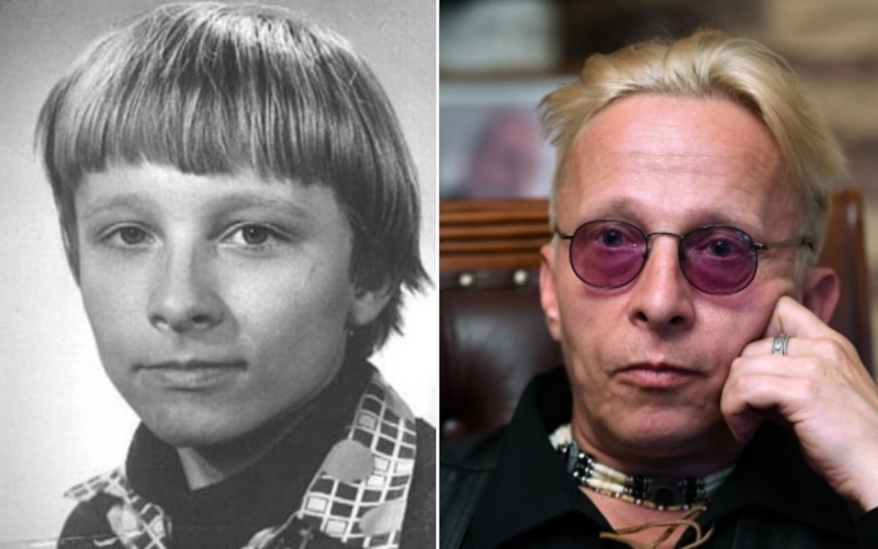 Иван Охлобыстин в детстве и сейчас