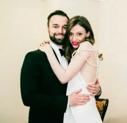 Полина Галицкая с бывшим мужем 