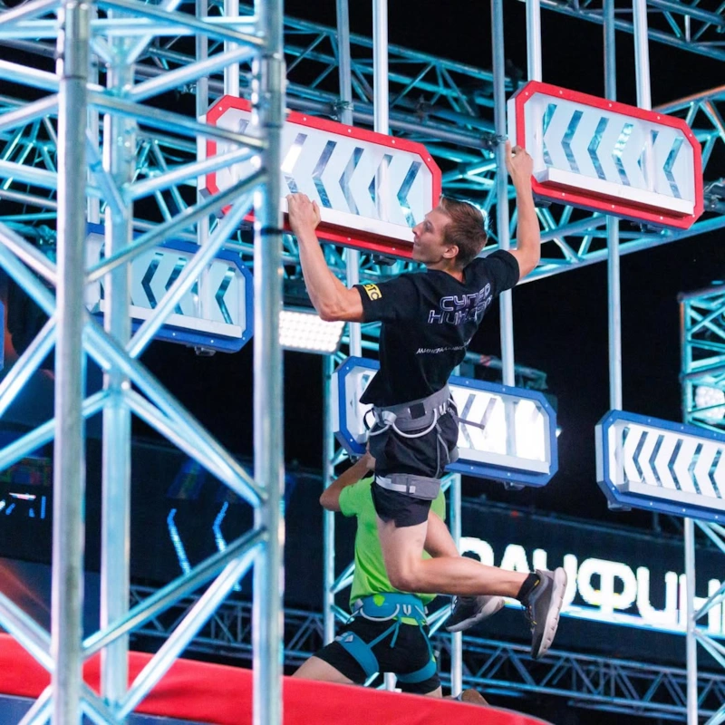 Юрий Прокудин в шоу «Суперниндзя»