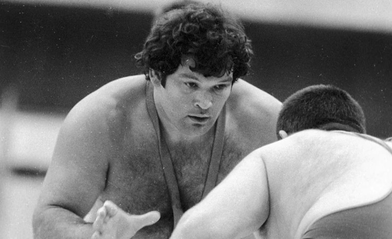 Борец вольного стиля Салман Хасимиков в молодости