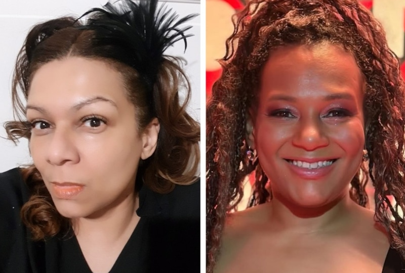 Линда Хевард-Миллс и Филиппа Ришес (похожи)