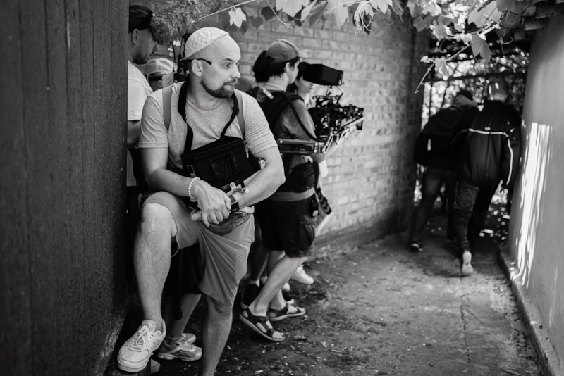 Стас Иванов на съемках сериала «ЮЗЗЗ»