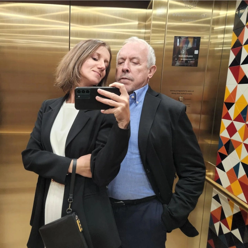 Эйнат Кляйн и Андрей Макаревич