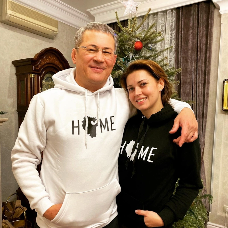 Радий Хабиров и Каринэ Хабирова 