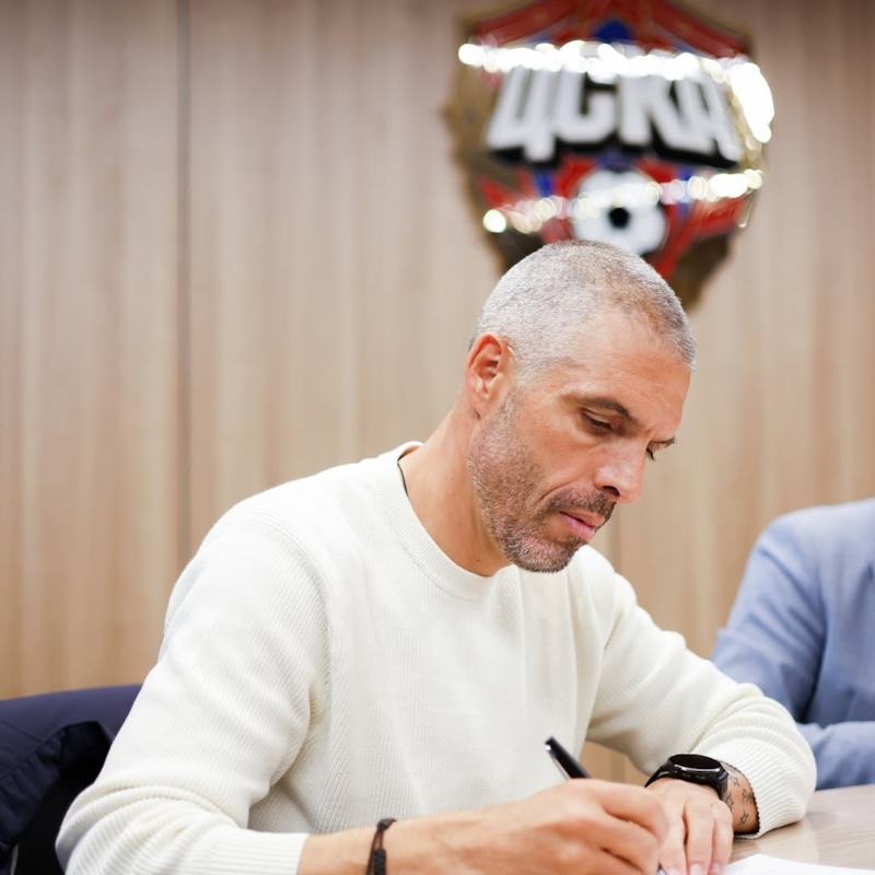 Тренер клуба ЦСКА Фабио Челестини