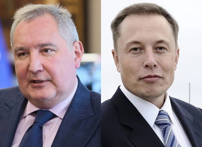 Дмитрий Рогозин и Илон Маск