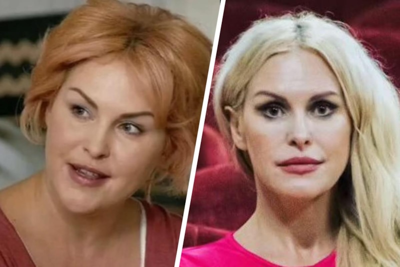 Евгения Лютая до и после похудения