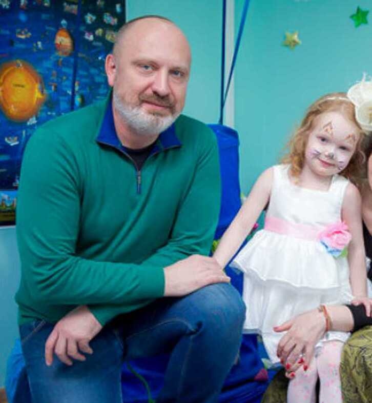 Александр Рыжих с дочерью