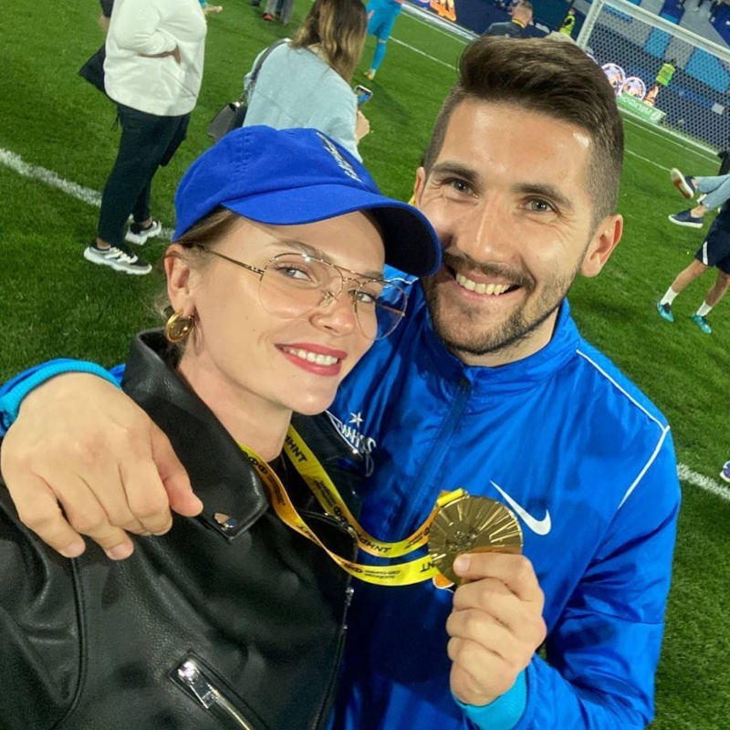 Алексей Сутормин с женой