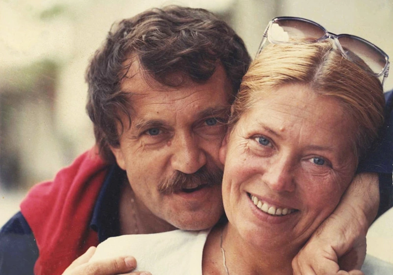 Василий Аксенов и Майя Кармен