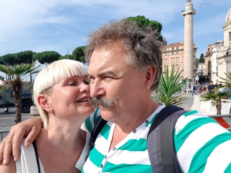 Елена Спиридович с мужем Юрием