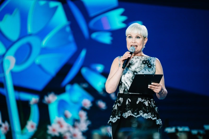 Ведущая фестиваля «Славянский базар» Елена Спиридович