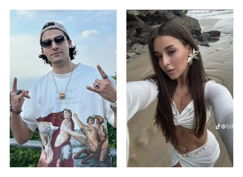 Олег Шепс и его девушка Полина