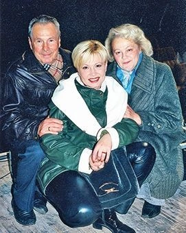 Елена Спиридович с родителями