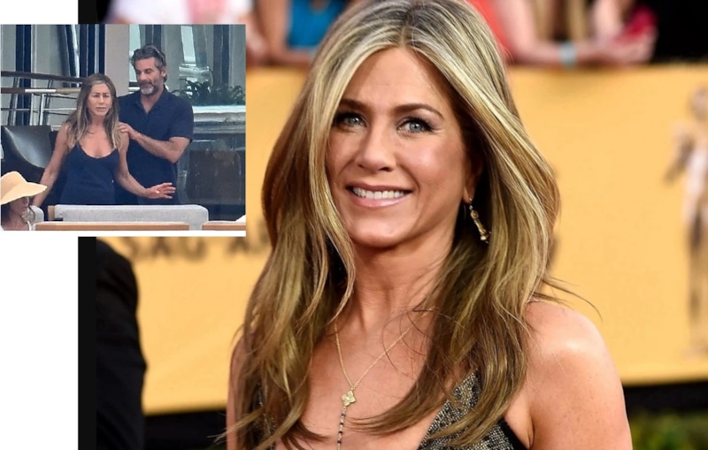 Дженнифер Энистон порезвилась с «гуру любви» Джимом Кертисом