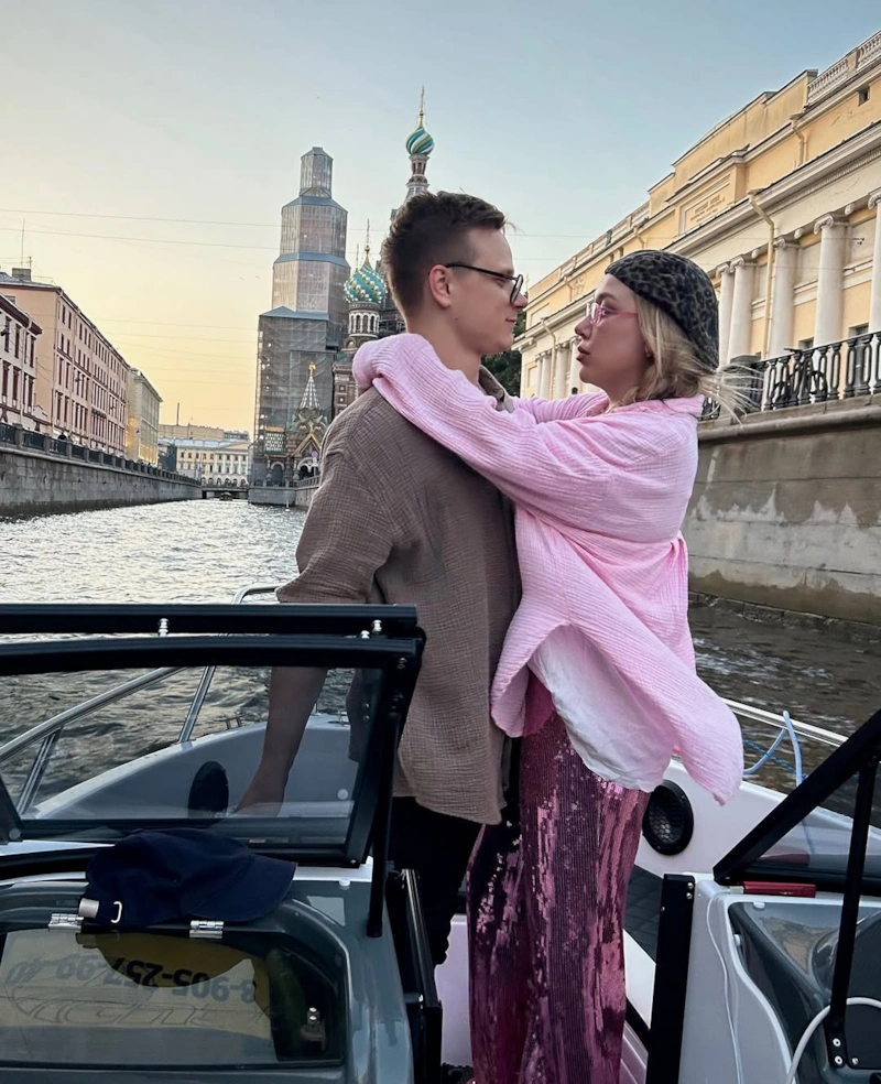 Галина Воробьева с мужем