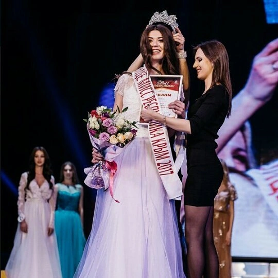 Виктория Шевченко на конкурсе «Мисс Республика Крым»