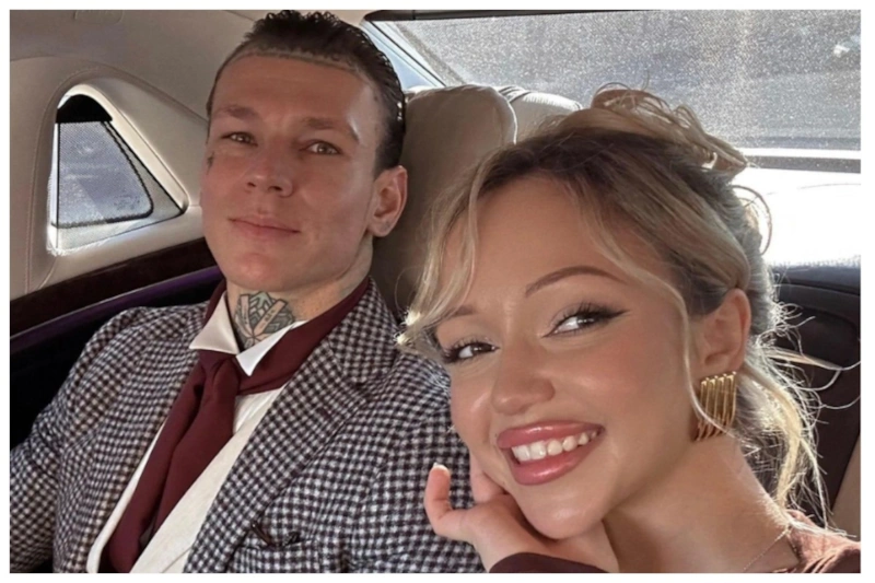 Niletto со своей девушкой Екатериной