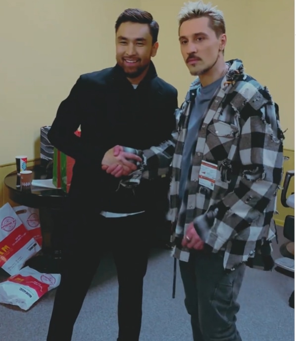 Ернар Садирбаев и Дима Билан Ернар Садирбаев и Дима Билан