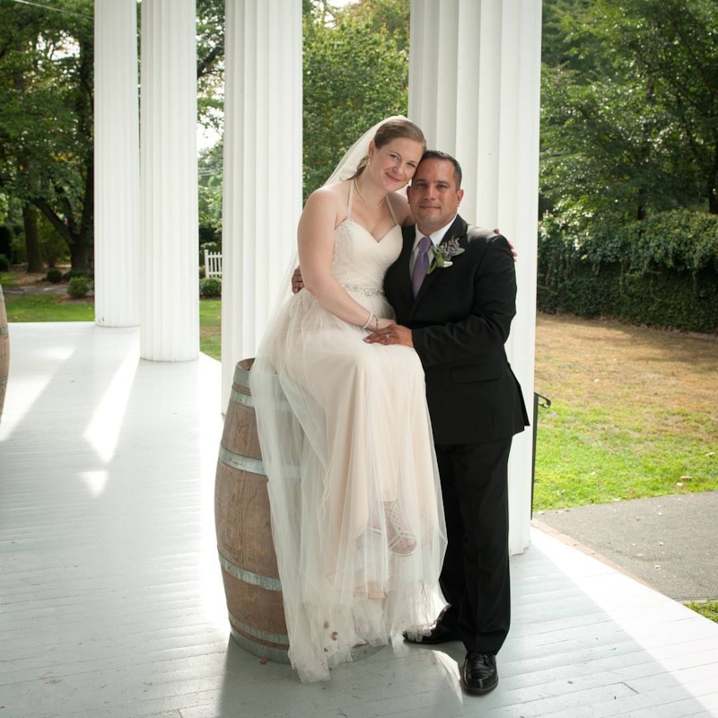 Дэн Ривера с женой