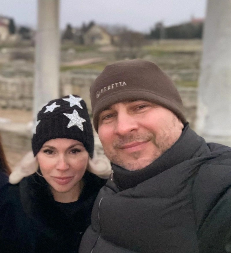 Ольга Ковитиди с мужем