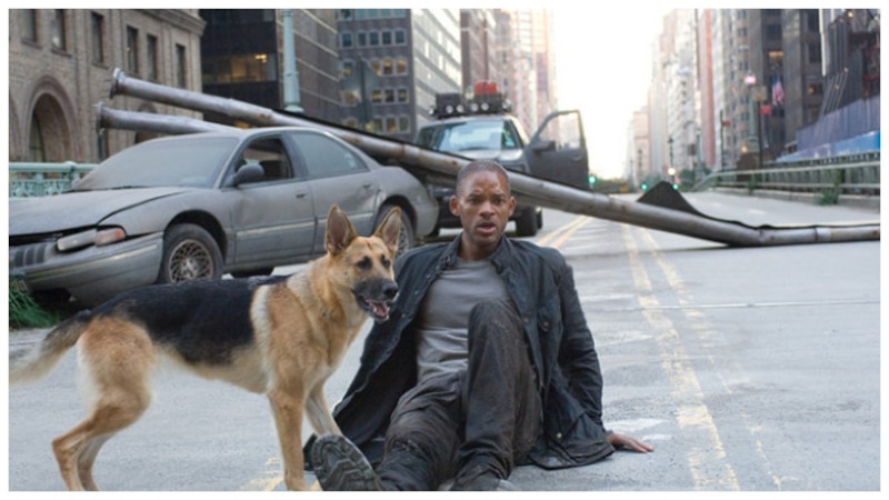 Кадр из фильма «Я – легенда» 