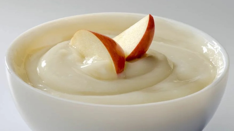 Нежность в ложке: рис и яблоки