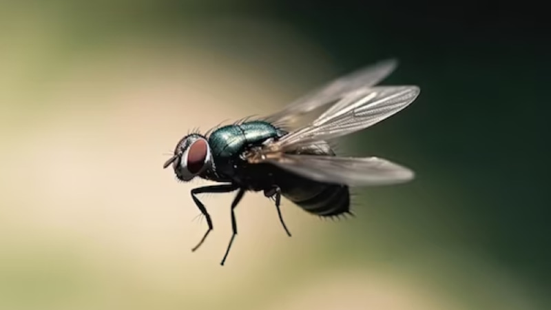 Неожиданное решение: дискошар против мух