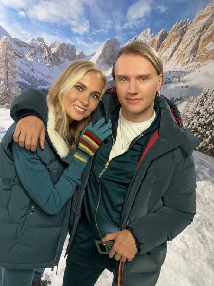 Григорий Костюк и певица Martina