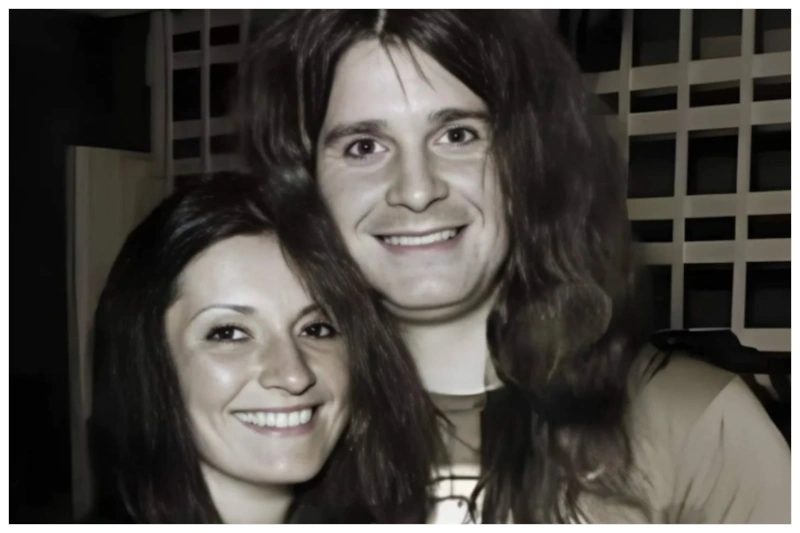 Оззи Осборн с первой женой Тельмой