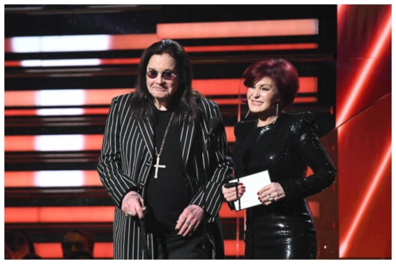 Оззи Осборн и его жена Шэрон Осборн