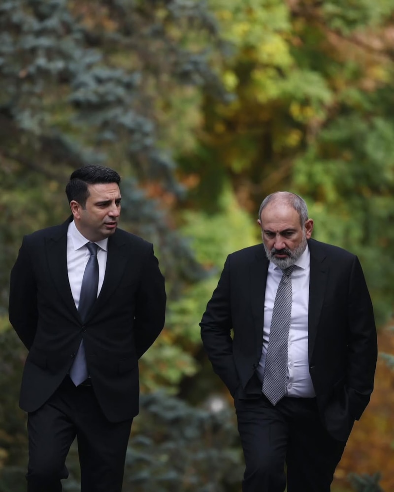 Ален Симонян и Никол Пашинян