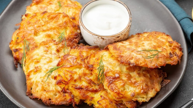 Драники с рыбой: два в одном