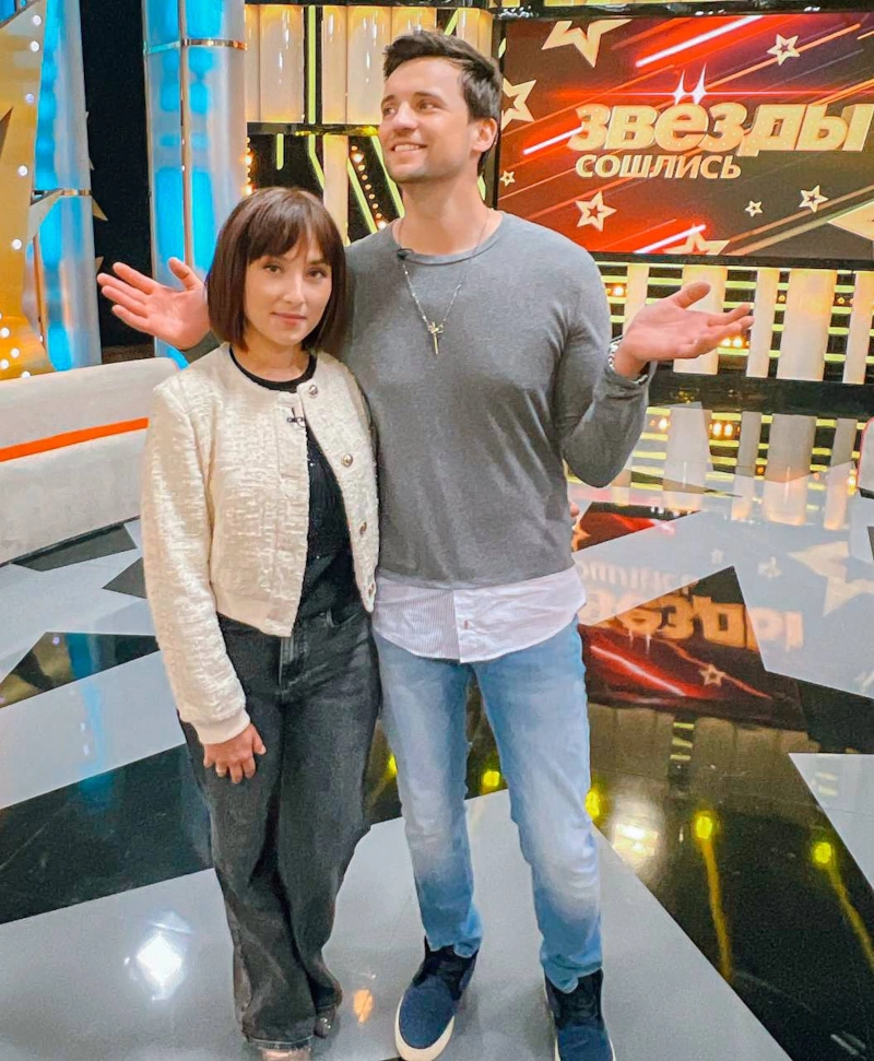 Дмитрий Колдун и Виктория Колдун в шоу «Звезды сошлись»