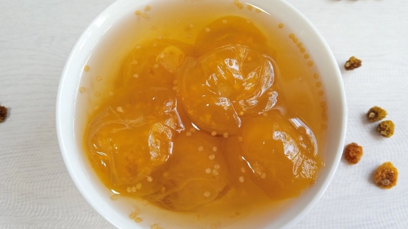 Янтарное варенье: физалис в сиропе