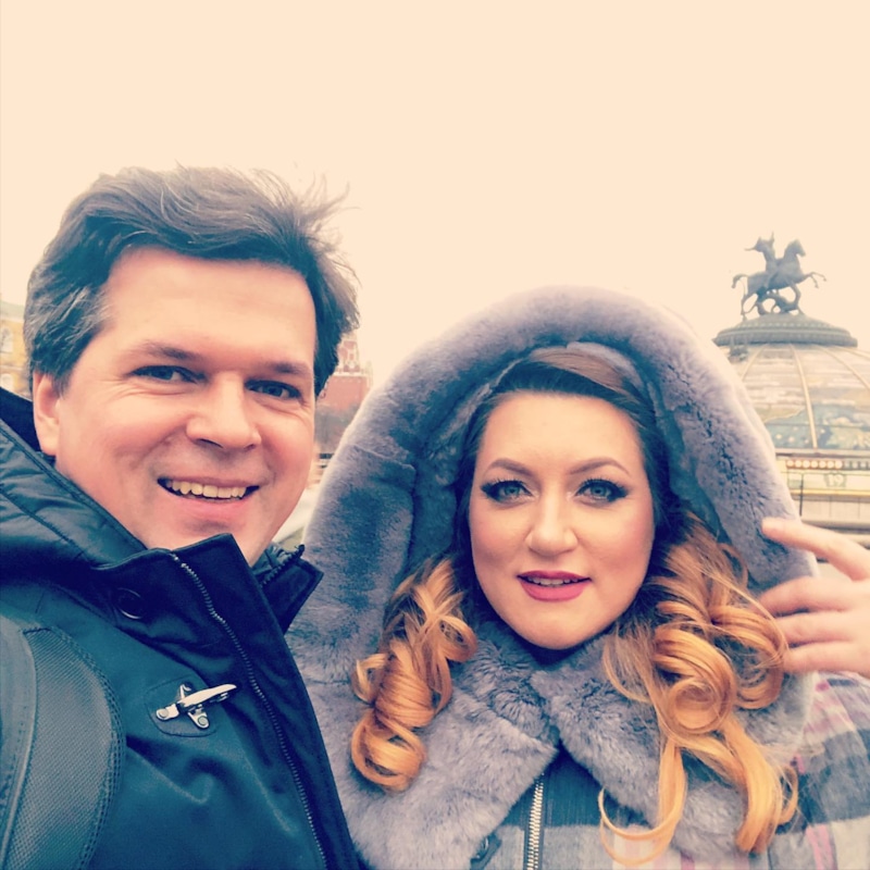 Ирина Крутова с мужем